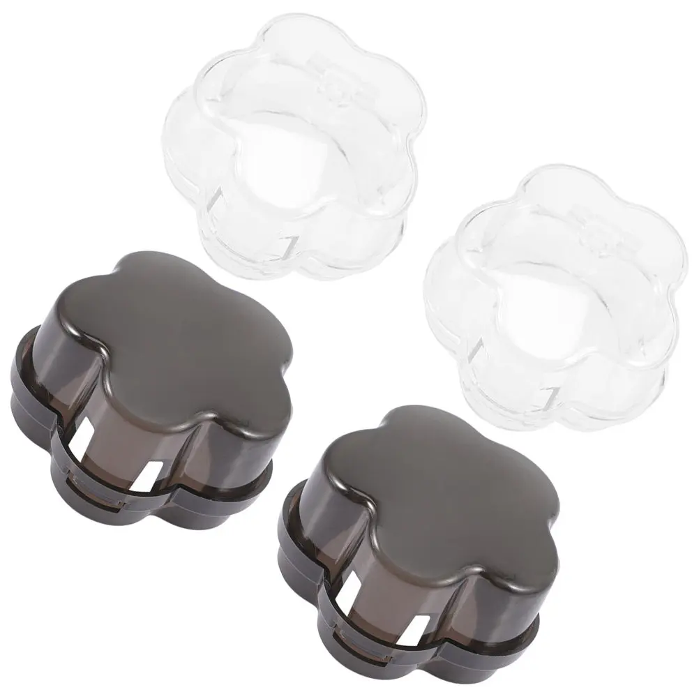 

4Pcs Plastic Stove Knob Guards Easy Install Child Safety Cover for Gas Cooker Baby Proofing Kitchen Protection