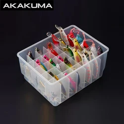 Fishing Bait Storage Box Transparent Grid Fishing Lure Box Multi functional Transparent Plastic Fishing Accessories Box