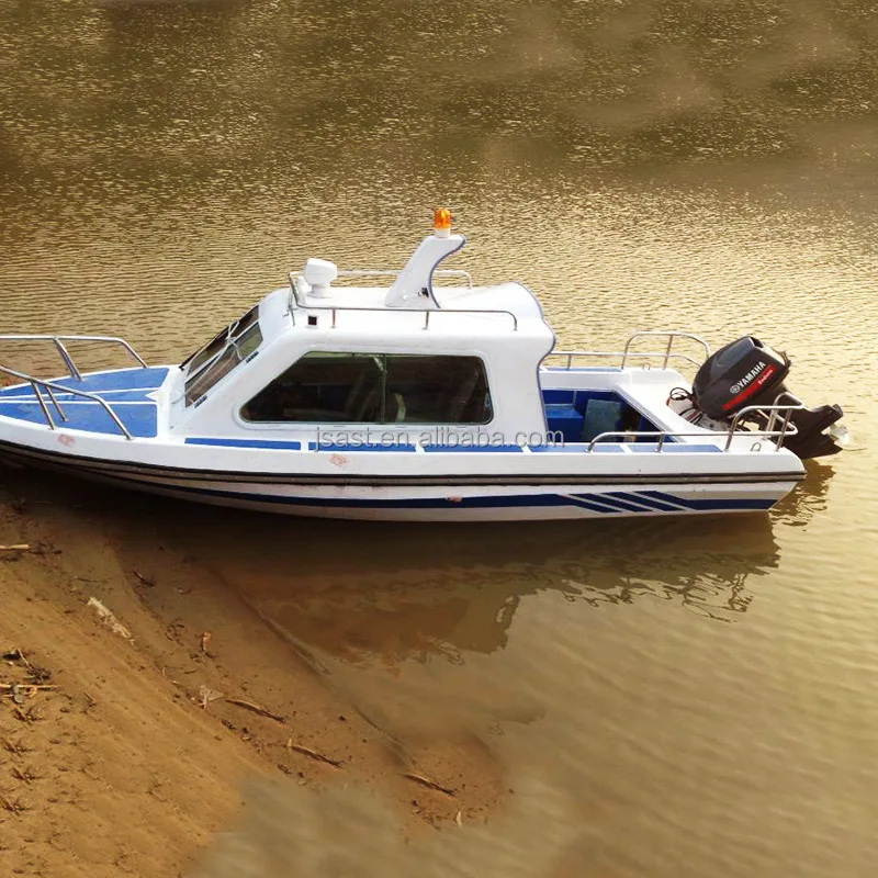 Fiberglass Fishing Boat Sea Travelling Motor Engine for Speedboat 30HP Half Cabin