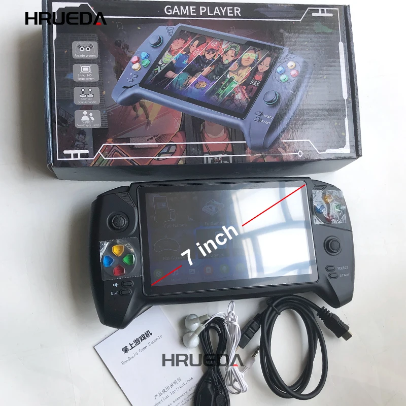 

The new 16G twin-stick retro video game arcade double handheld 7 inch HD portable HANDHELD TV game console