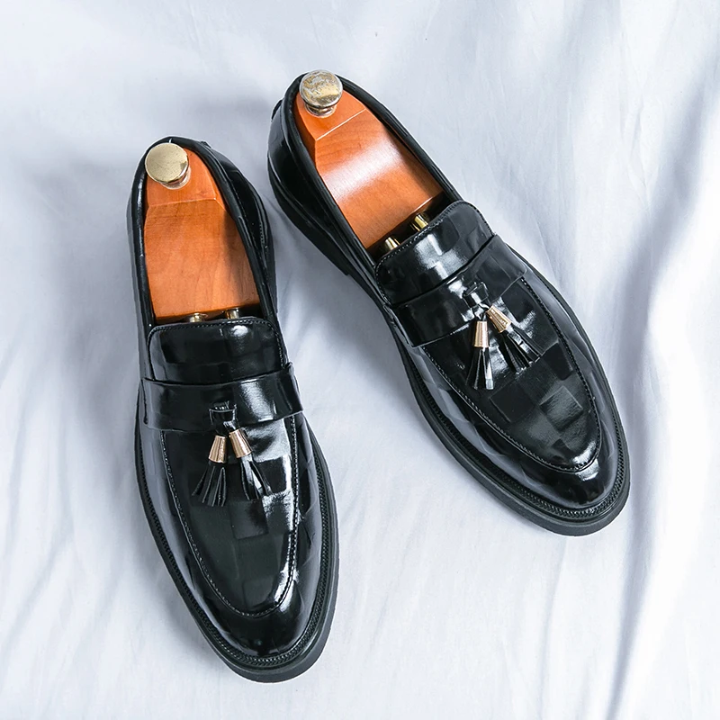 Men Dress Shoes Casual Suit Shoes Light Weight Sneakers Business Wedding Shoes Outdoor Classic Formal Shoes Luxury Leather Shoes