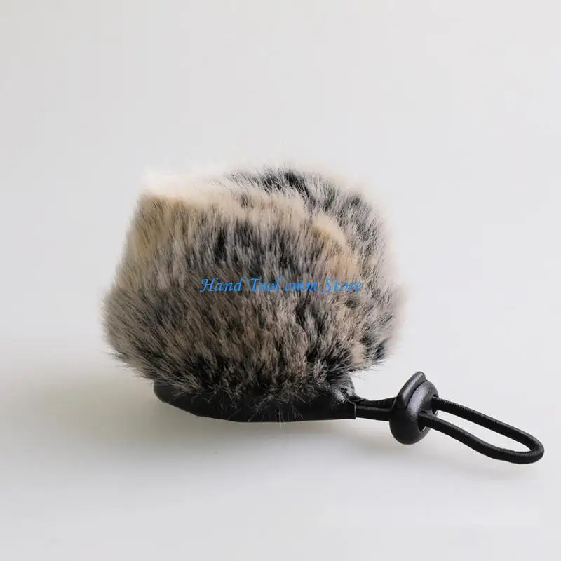 

H37F Upgrades Furry Wind Muff for ECM XYST1M Mic Furry Windscreen Muff WindShield