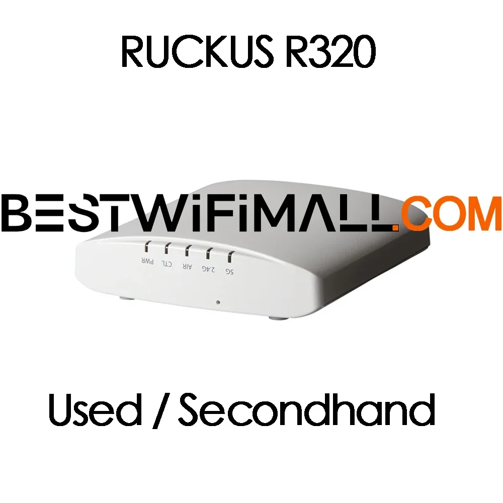RUCKUS Networks 9U1-R320-WW02 9U1-R320-EU02 9U1-R320-US02 R320 Used WiFi AP Dual-Band 802.11ac 2x2:2 Unleashed WiFi Access Point