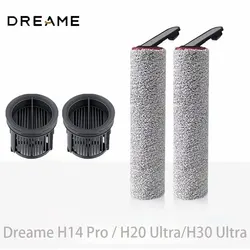 Original Dreame H14 Pro / H20 Ultra/H30 Ultra H13 Pro Floor Scrubber Vacuum Cleaner Roller Brush Hepa Filters Accessories