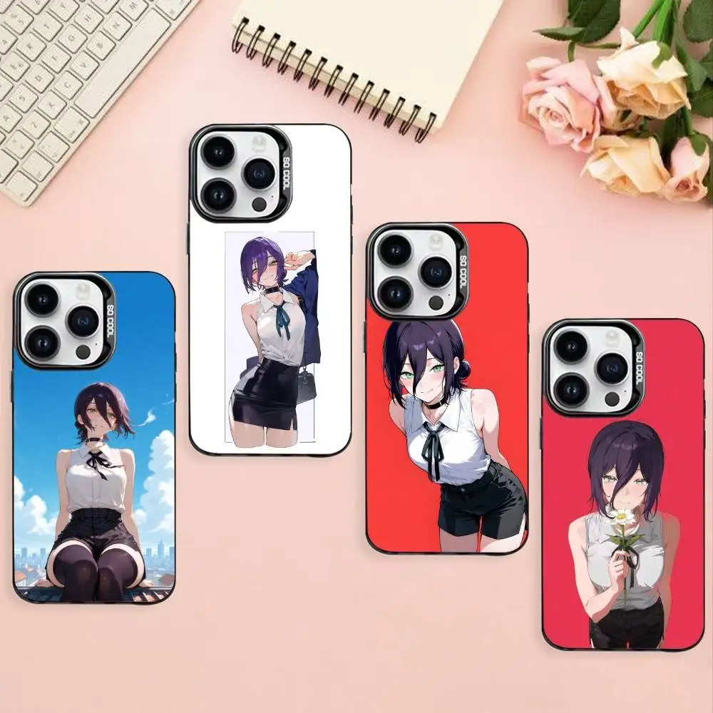 

Reze Phone Case For iPhone17,16,15,14,13,12,Pro Max Black Colorful Phone case