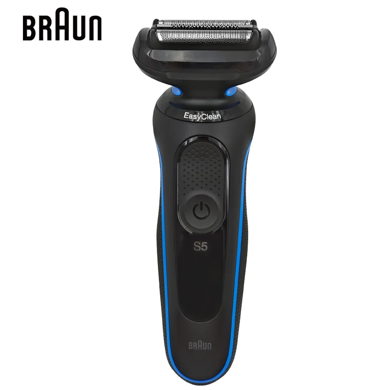 براون S5 50-B1000s ماكينة حلاقة كهربائية للرجال ماكينة حلاقة رطبة وجافة قابلة للشحن ماكينة إزالة شعر الوجه قطع اللحية 3 رؤوس عائمة