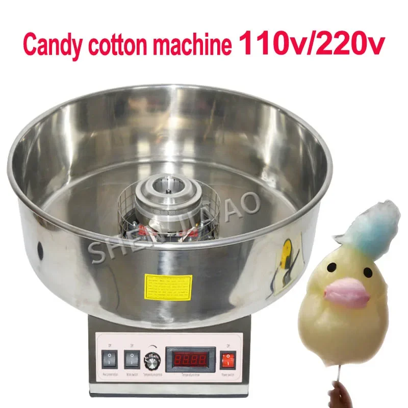 110/220 فولت التجارية آلة حلوى القطن لتقوم بها بنفسك الحلوى الخيط خط صانع الفولاذ المقاوم للصدأ الكهربائية نسج آلة السكر CC-3803