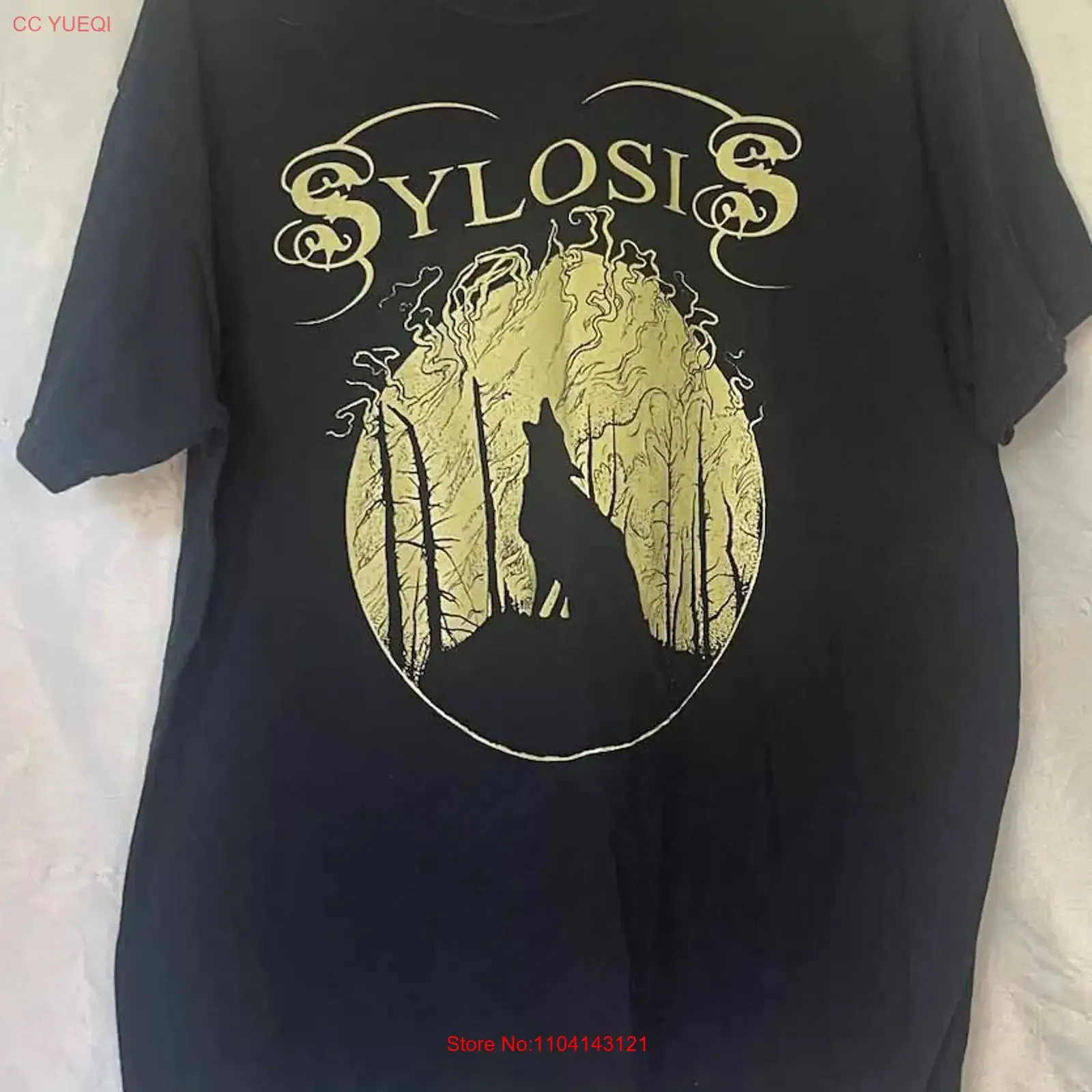 Sylosis Band Cycle of Suffering T Shirt Classic Black S 5XL ND920 vintage Washed Unisex homme Casual Soft Comfortable