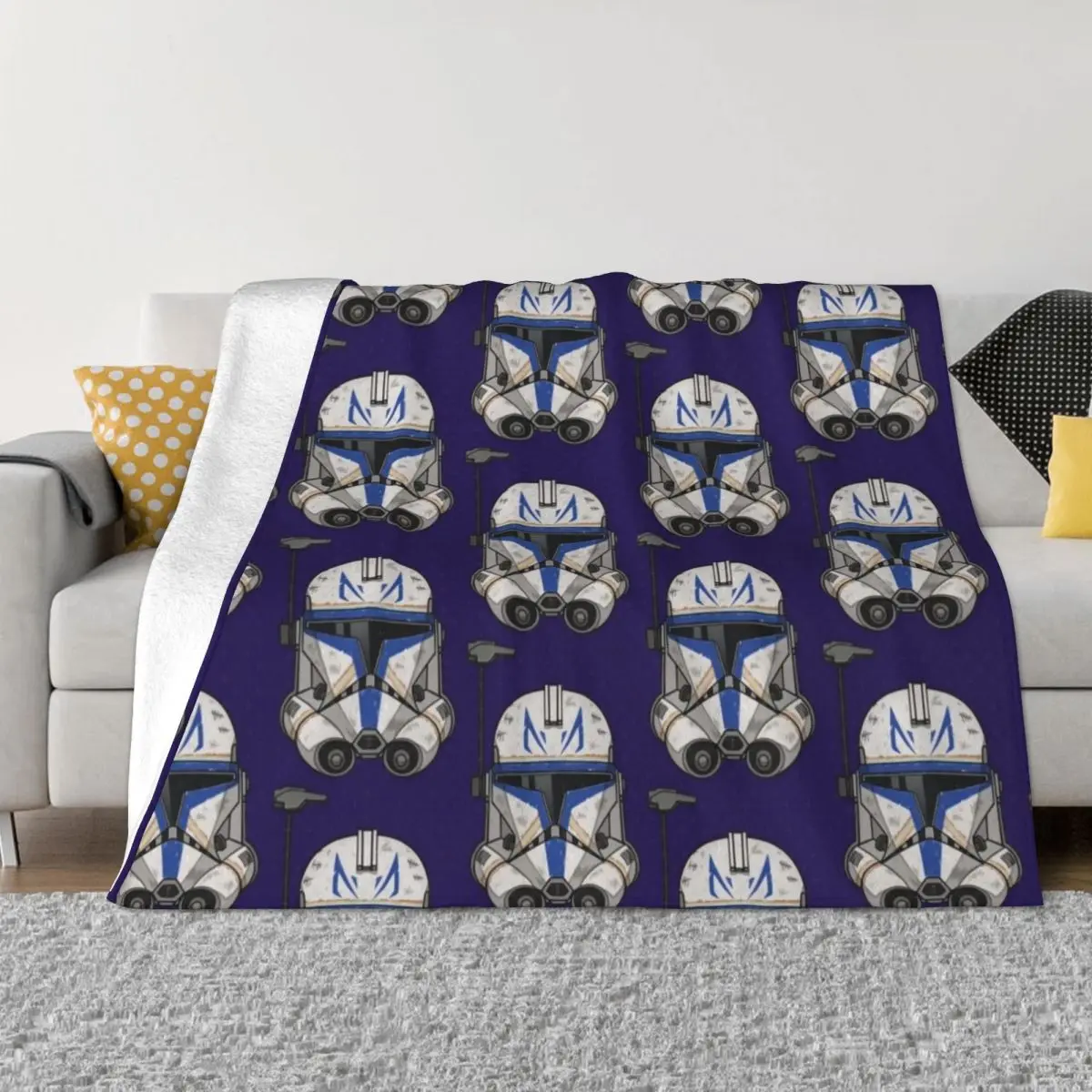 

Captain Rex Throw Blanket Decorative Sofas Sleeping Bag decorative Polar Blankets