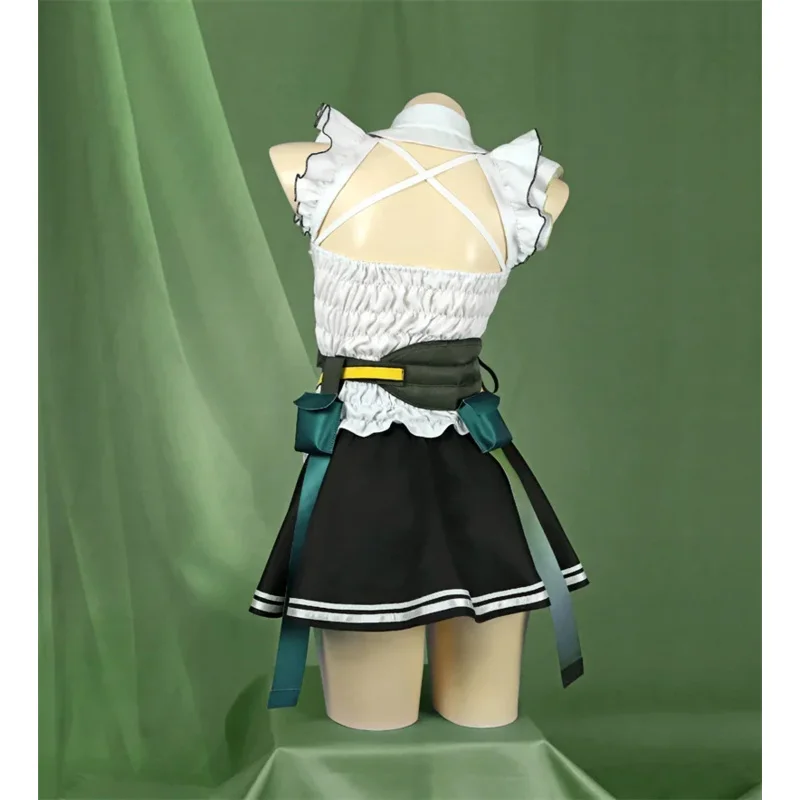 qq38Nikke Die Göttin des Sieges Spiel Nikke Cosplay Soda Sexy Maid Uniform Kostüm Perücke Halloween Karneval S