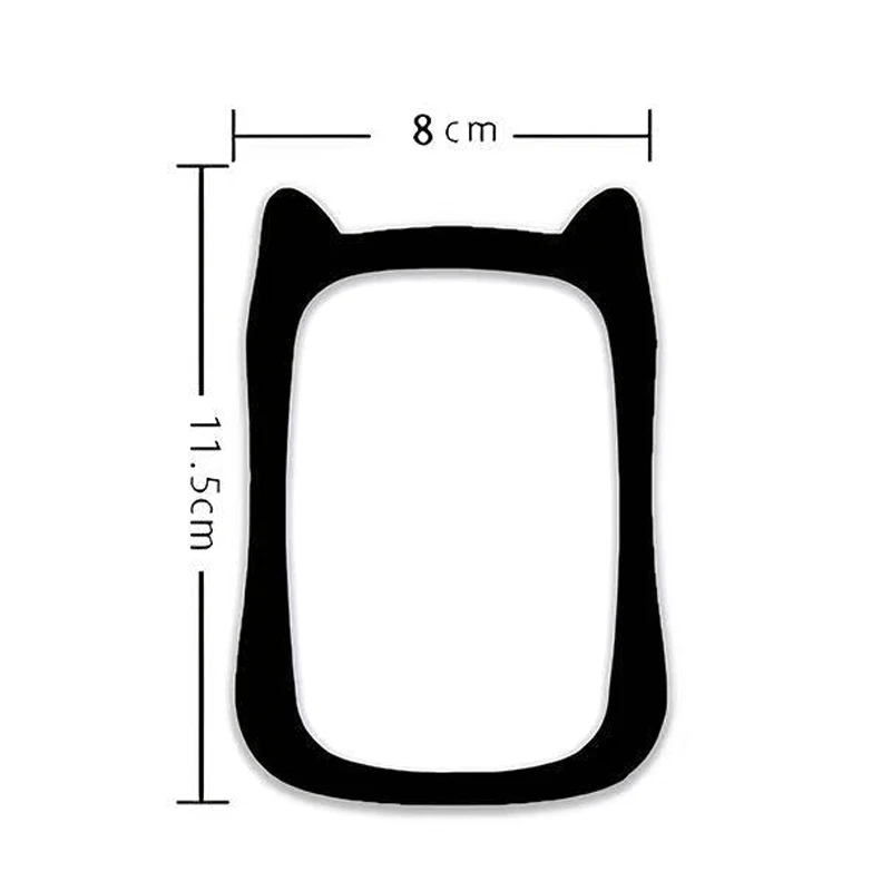 1 قطعة غطاء بطاقة الأذن القط شفافة المعبود صور الكرتون واقية حامل بطاقة حافلة مترو الانفاق معلقة حبل الحرم الجامعي معرف الحماية #6
