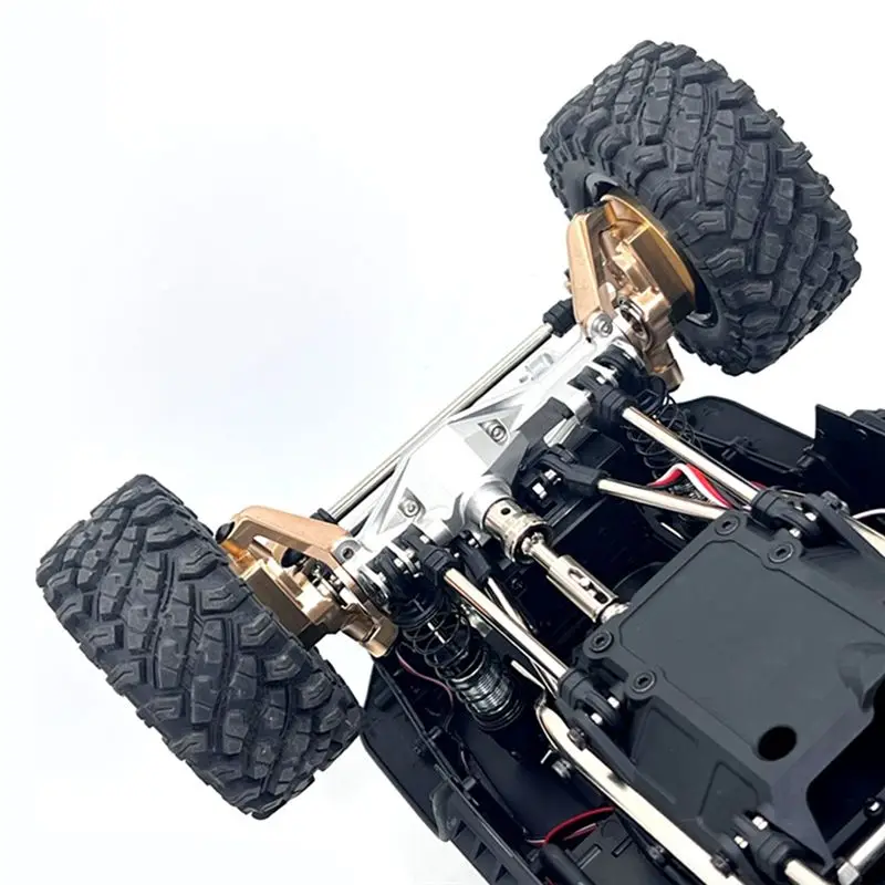 ABXE-RC Car Upgrade Rear Axle Housing Brass Rear Cup Door Axle Cover Kit For MJX 1/12 H12Y H12Y+ RC Car Upgrade Accessories Silv