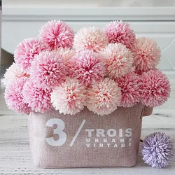 30cm flor Artificial bola de diente de león crisantemo flor falsa sala de estar arreglo floral en maceta decoración de boda