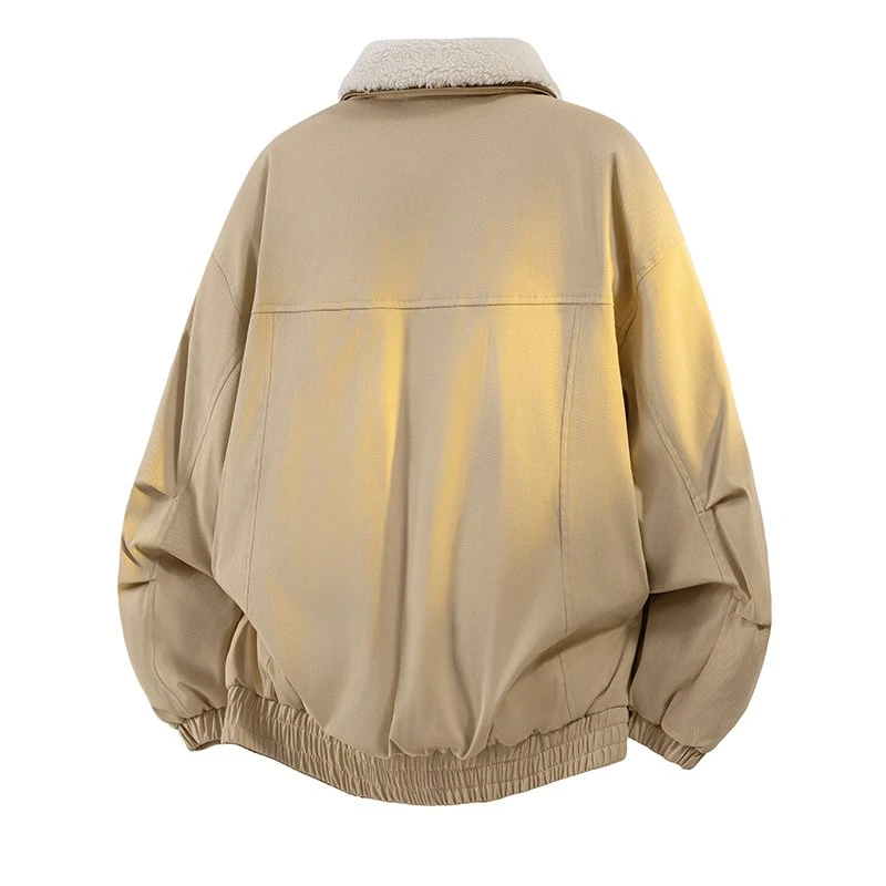 عادية الدافئة الفراء طوق بطة أسفل السترات 2025 الشتاء الرجال حجم كبير S-6XL فضفاض البخاخ معاطف الشباب رشاقته مبطن القمم الملابس #4