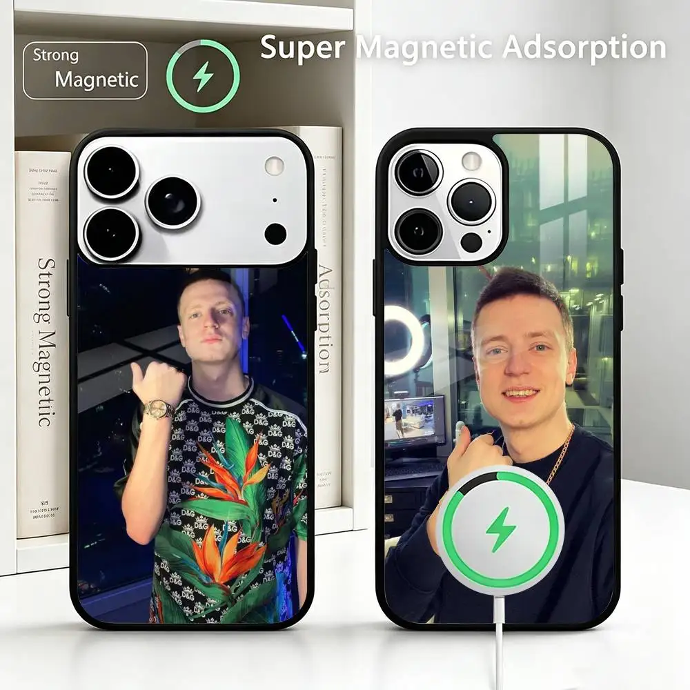 Чехол Just Chatting Mellstroy для iPhone 17, 16, 15, 14, 13, 12, 11 Pro Max Plus с поддержкой беспроводной зарядки (Funda)