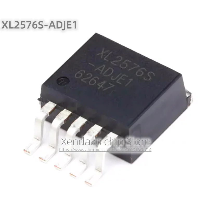 10pcs/lot XL2576S-ADJE1 XL2576S TO-263 package Original genuine 52KHz buck DC-DC converter chip