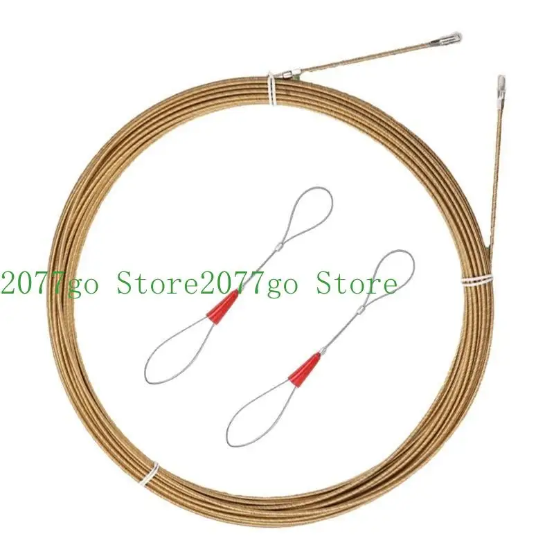 Y1UD Wire Threading Device Gadget with Tie Wrap Spring Mechanism Round Head