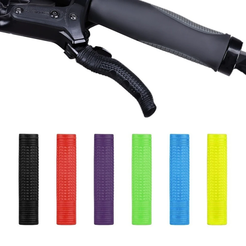2-Pack Silicone Bike Brake Lever Covers Slip Grip Protector For Mountain Road Bikes Cable And Hydraulic Disc Brakes