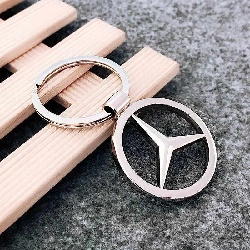 Alloy Car Keychain Keyring Pendant Accessories for Mercedes Benz W210 W124 W168 W222 W251 W213 W205 W204 CLK CLA GLC GLE A200