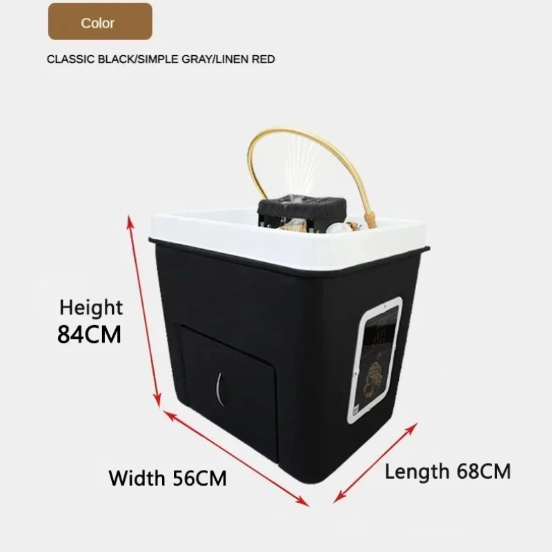 High-end Hot Dyeing Hair Salon Hair Care Spa Equipment Steam Machine Water Circulation Spa Mode Modern Beauty Face Wash Massa
