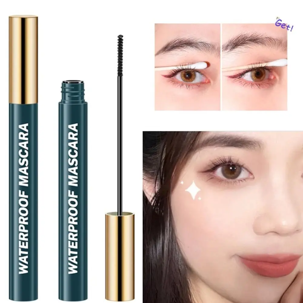 Natural Waterproof Ultra Fine Mascara Eye Cosmetics Black Brown Silk Eyelash Extension Makeup Tool Eye Lash Curling Women Beauty