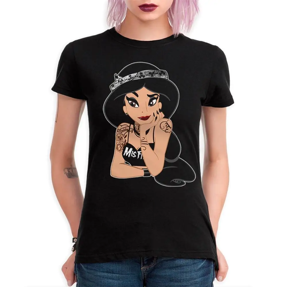 

Punk Princess Graphic Printing Summer Luxury Brand Cotton Men's and Women's T-Shirts Short Sleeves Street Fashion Clothing