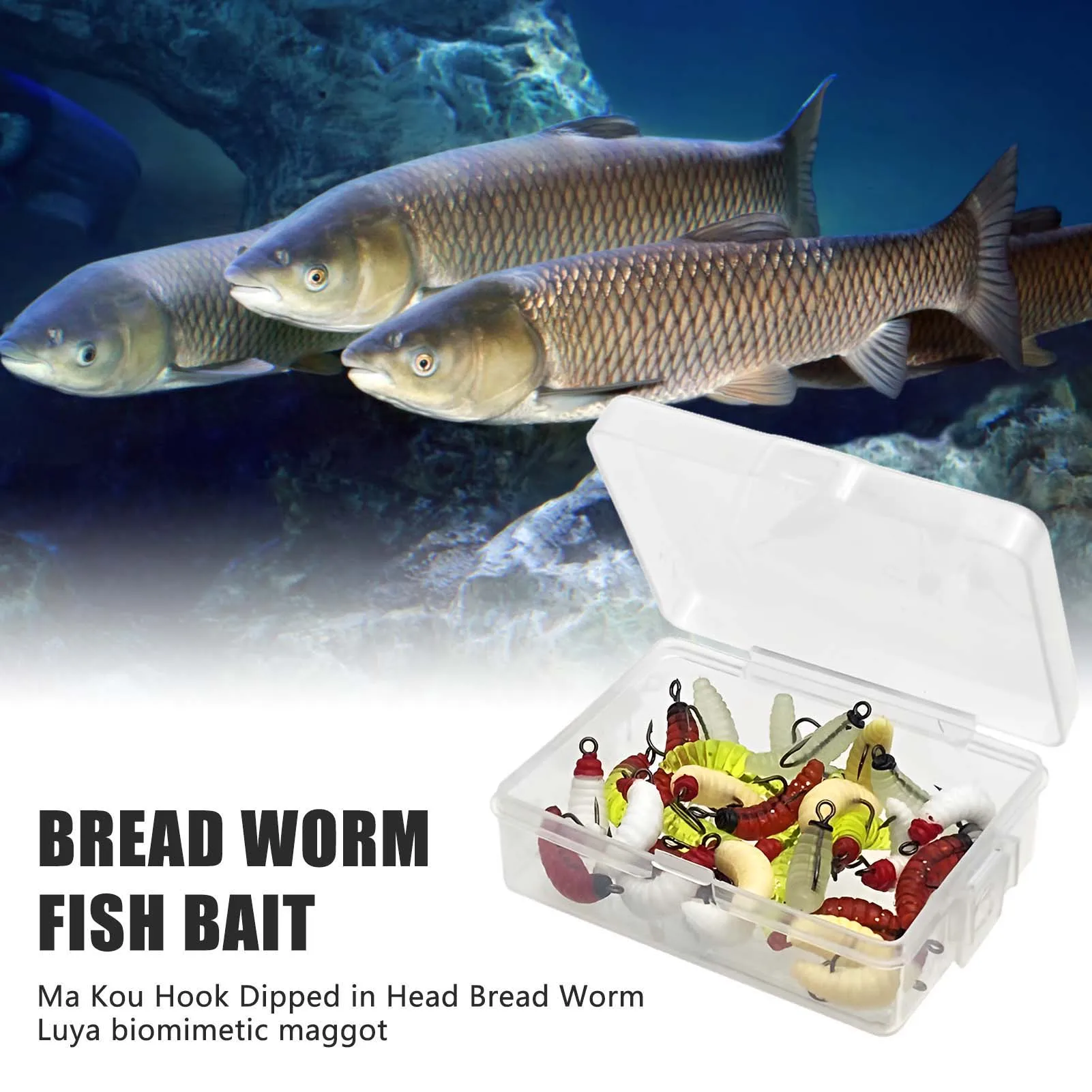 Newly Soft Lure Artificial Bait Convenient to Use 20mm Portable Fishing Lures Suitable for Pike Walleye Perch