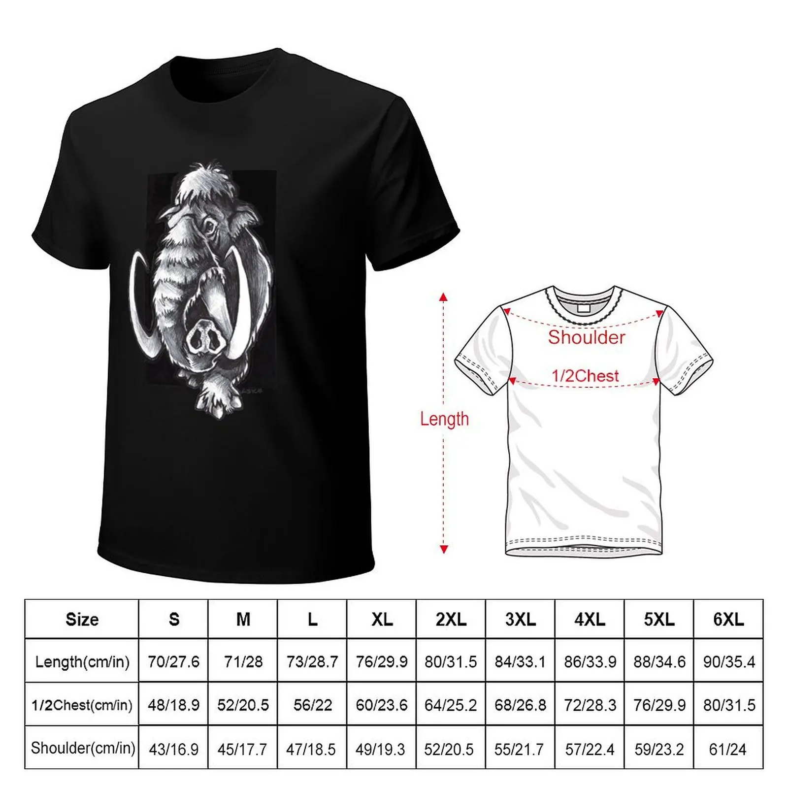 Mammoth T-Shirt Heavy Duty Casual Work Tee