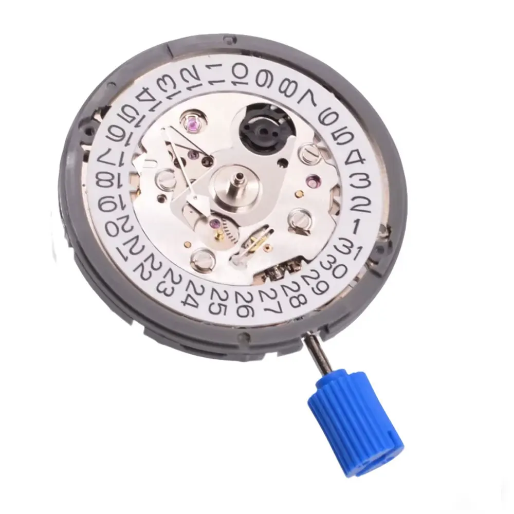 Japan Genuine NH35 Automatic Mechanical Movement High Accuracy 24 Jewels Mod Watch NH35A Date at 3:00