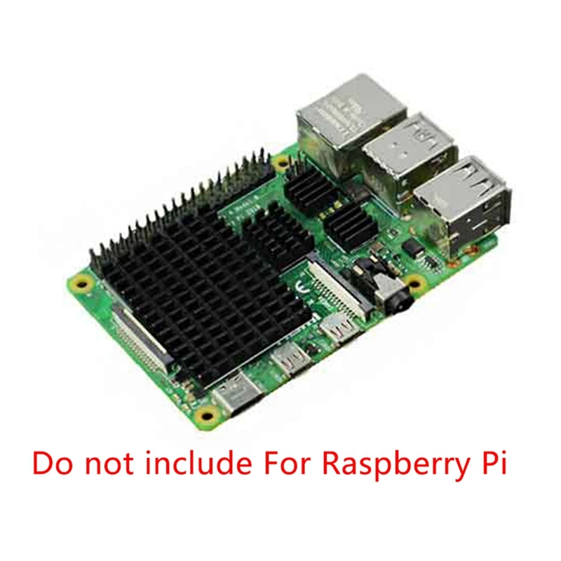 4Pcs For Raspberry Pi 4 Heatsink Aluminum Cooler Heatsink With Thermal Pad Copper Heatsink For Raspberry Pi 4 Model B