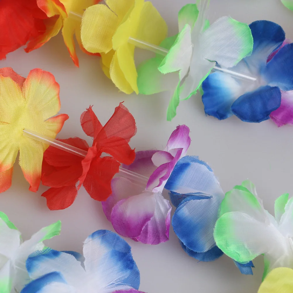 

1Pcs Floral Bunting Hawaiian Tropical Decor 30M Reusable Party Banner for Outdoor Indoor Celebration Summer Vacation Jungle