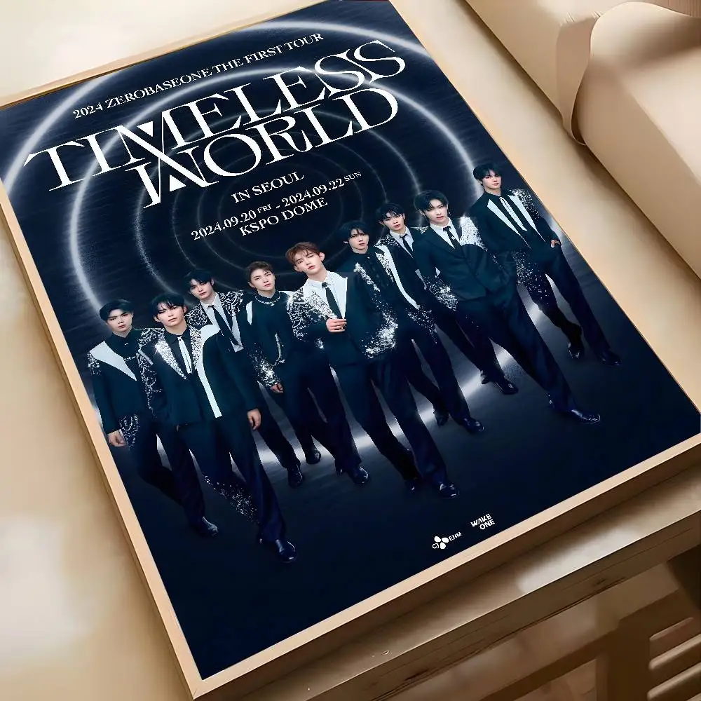 Band Z-ZEROBASEONE-E Singer Kpop Z-ZB1-Zone One Poster Art painting poster with prints Home bedroom living room decoration gift - view 6