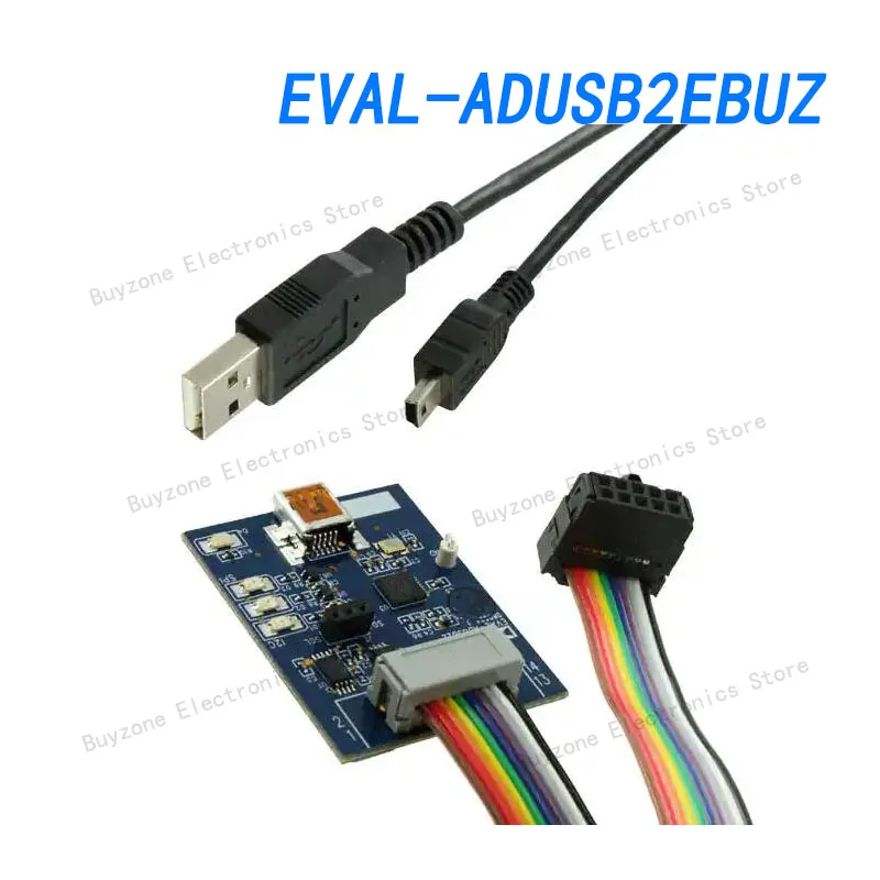 EVAL-ADUSB2EBUZ USB interface board, USB to I2C/SPI conversion, Sigma Studio/DSP processor.