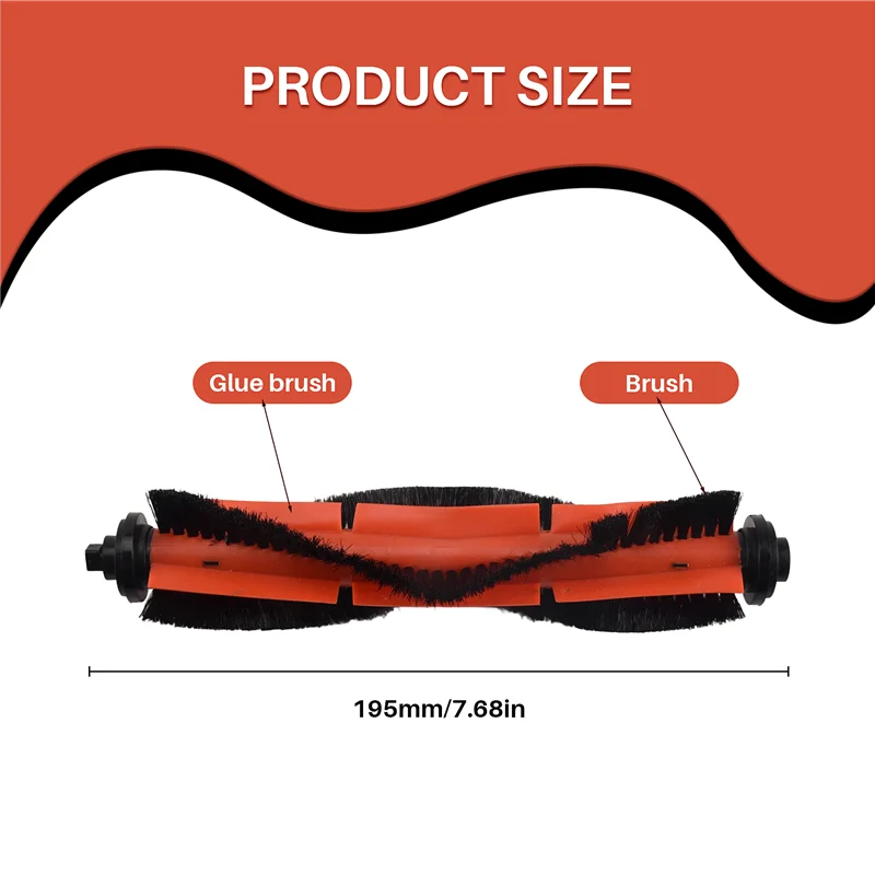 A39M الفرش الرئيسية فرشاة جانبية مرشحات تنظيف خرقة ممسحة الملابس لملحقات المكنسة الكهربائية الروبوتية Xiaomi Mijia G1