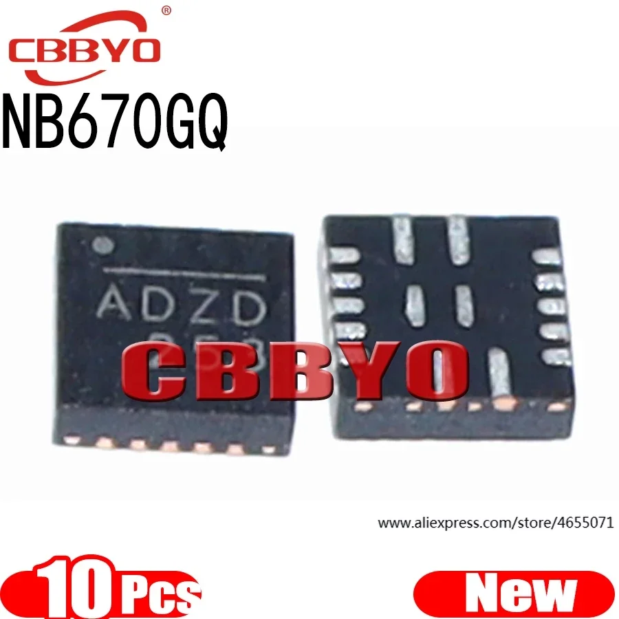 (10piece)100% New NB670GQ-Z NB670GQ NB670 (ADZD) QFN-16 Chipset