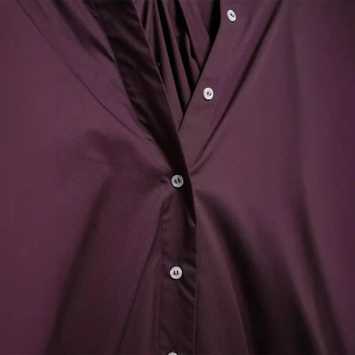 خمر فضفاضة تناسب طويلة الأكمام المنشار السريع بيع محطة مستقلة قميص المتخصصة تصميم أنيق عرض أنيق 3067118