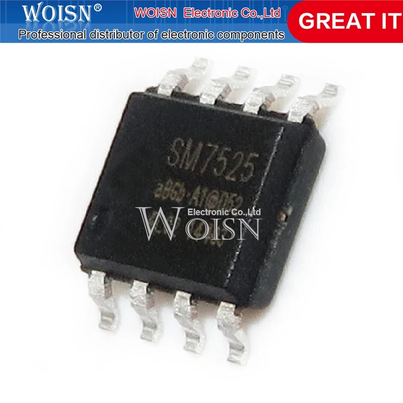 SM7525 SM7525 SOP-8, 10 PCes