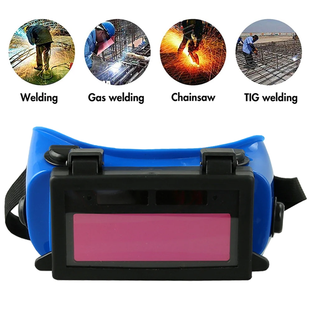 Electronic Welder Goggles Foldable Automatic Dimming Goggles Anti Strong Light And Anti Eye Piercing Welding Safety Goggles