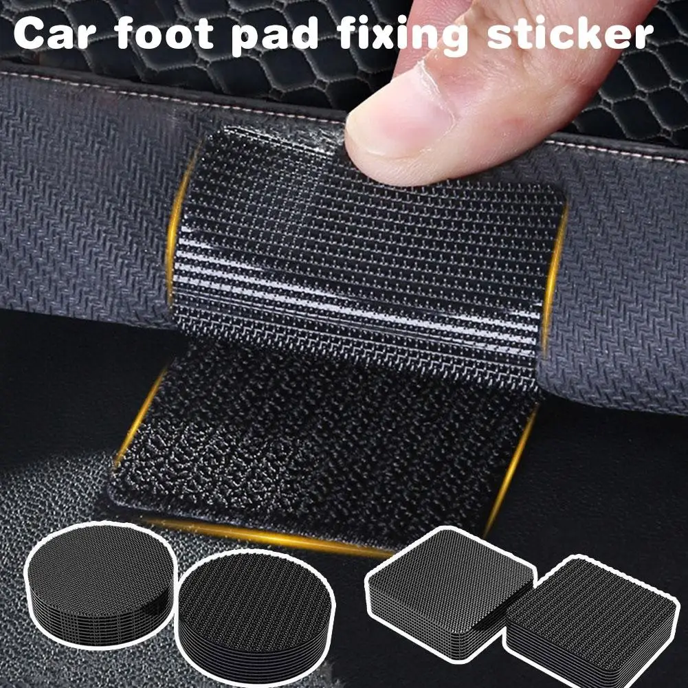 

Universal Car Carpet Sticker Tape Invisible Foot Pads Sticker Holders Fastener Clips Auto Fixing Clips Adhesive Floor Mat L9S9