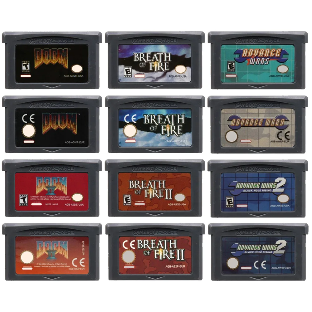 GBA-Spielkassette Advance Jurassic/Kirby/Mother-Serie/Super Street Fighter-Serie 32-Bit-Videospielkonsolenkarte für GBA SP NDS – Detail 1