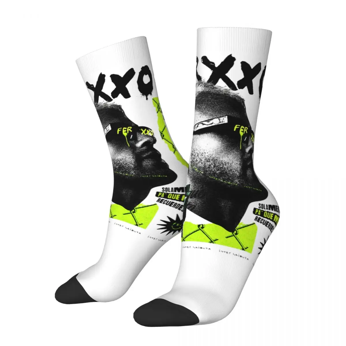 Happy Funny Men's compression Socks Essential Retro Harajuku Album Ferxxo Hip Hop Novelty Seamless Crew Crazy Sock Gift Printed