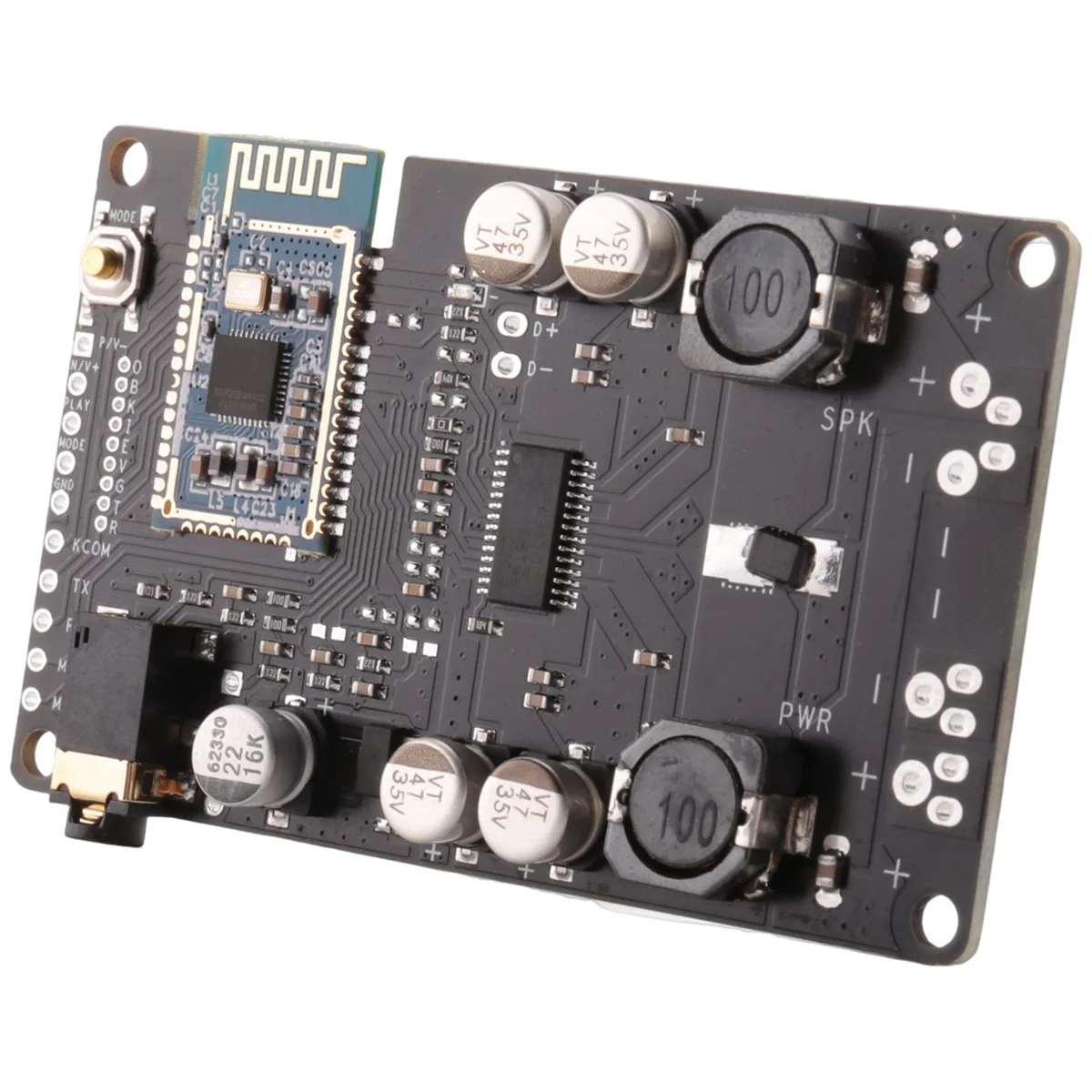 Bluetooth 5.0 Amplifier Board TWS AUX 20W/30W Serial Port to Change Name Mono Stereo Module Amplificador(No Call)