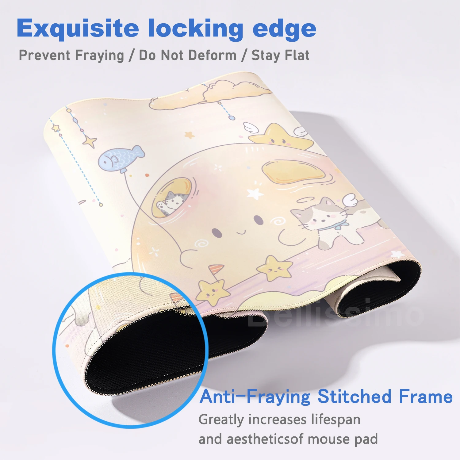 لطيف القط كبير الألعاب لوحة المفاتيح ماوس الوسادة HD ألعاب الكمبيوتر اللوحي ماوس الوسادة XL النجوم سحابة ماوس XXL 900x400 اللعب الفئران الحصير