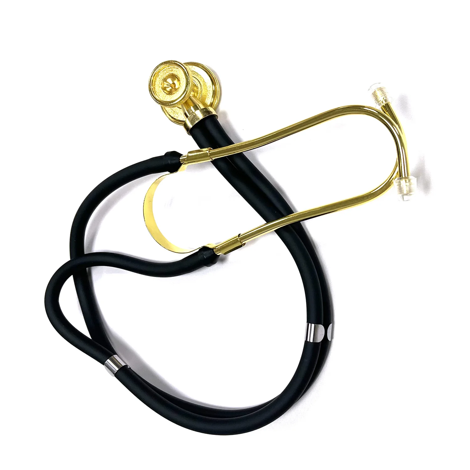 Medical Sprague Rappaport Type Professional Doctor Neonatal Adult Nurse Cardiology 24K Golden Plated Dual Head Gilt Stethoscope - Image 4