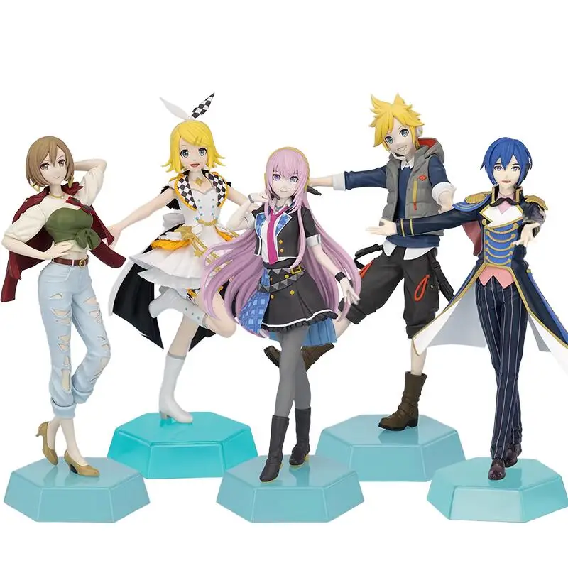セガ純正-初音ミク-カラフルステージ！-ddc-関音メイコ-関音鏡音-ルカ-関音鏡音-レン-関音鏡音-リン-オリジナルアニメフィギュアモデル