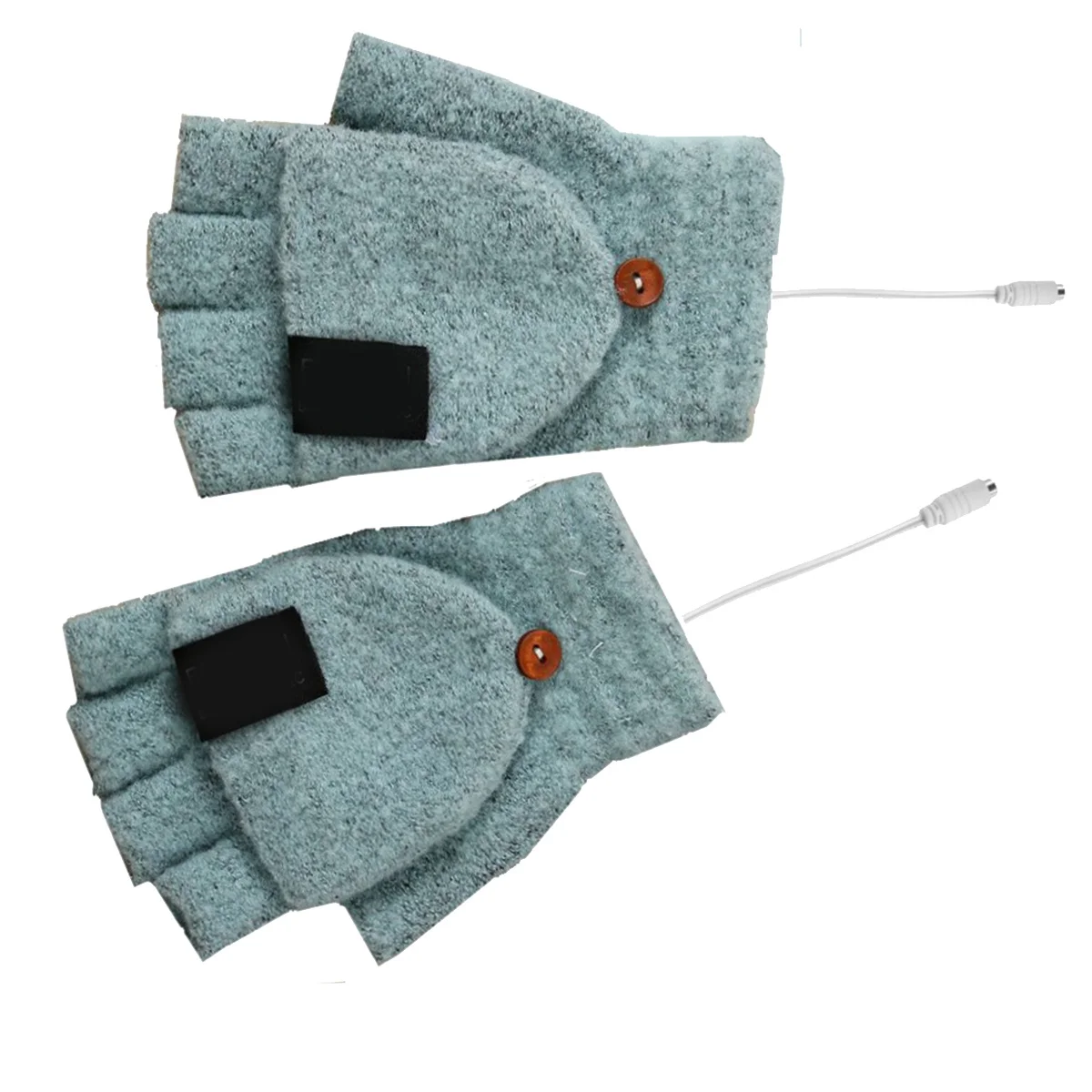 

1Pair Heated Flip- Winter Warm Hands Warmer Exquisite Workmanship Flexible for Texting Answering Phones
