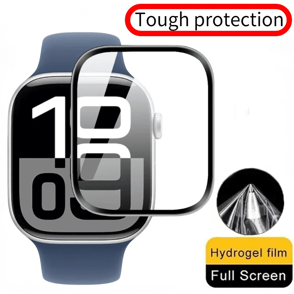 Zachte hydrogelfilm voor Apple Watch Ultra 2 49 mm Glazen schermbeschermer Film IWatch 10 9 8 7 6 5 SE 46 mm 42 mm 45 mm 41 mm 44 mm 40 mm