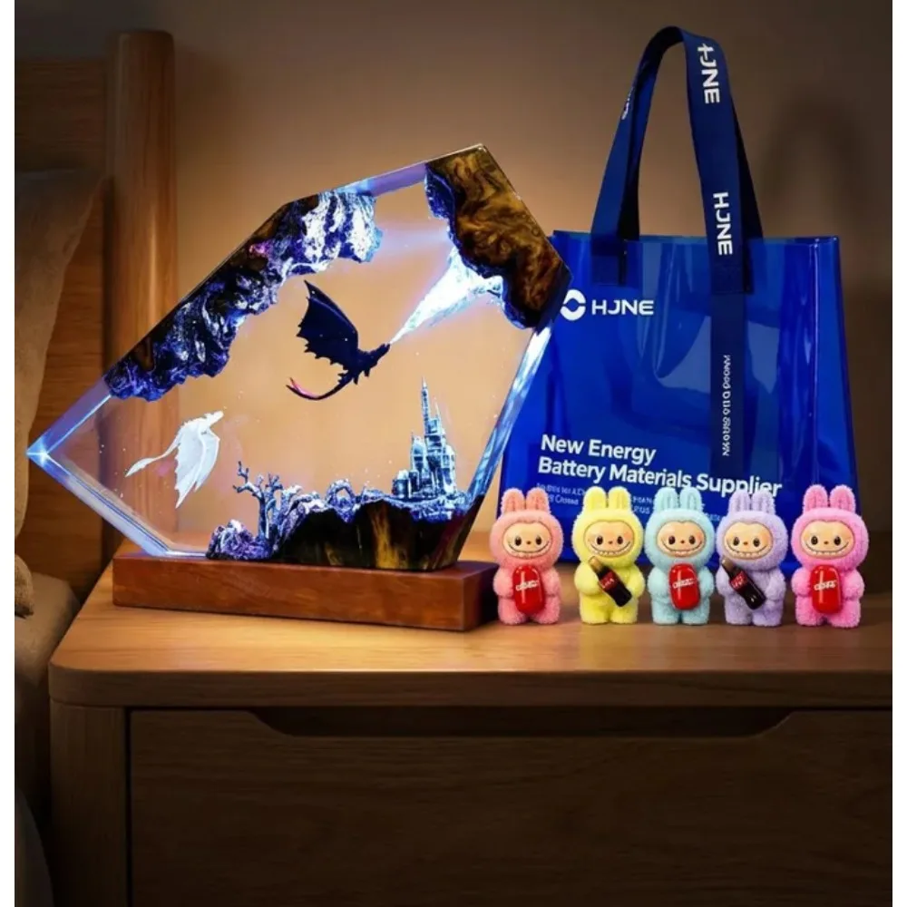 Healing Marine Micro-landscape Resin Handicrafts Luminous Ornaments Desktop Decorations Creative Whale Birthday Festival Gifts
