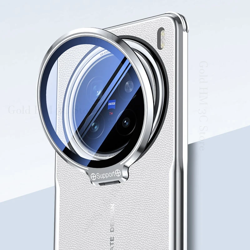 

Flip Lens Film Kickstand Case For Vivo X300S X300Pro Stand Armor Shockproof Leather Cover For VIVO X200 Pro mini x300 X100 Ultra