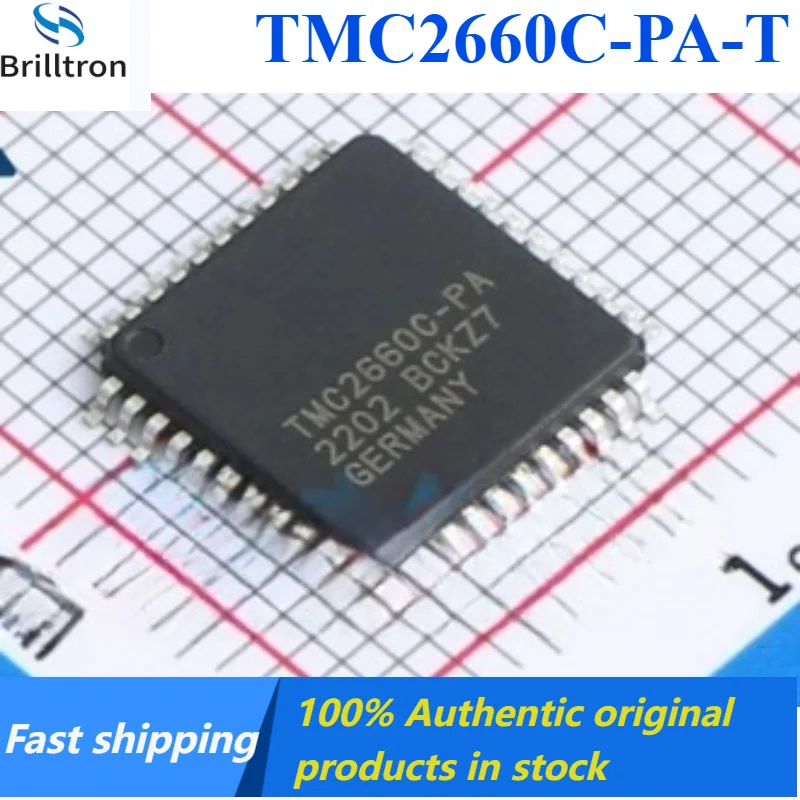 2-10PCS TMC2660C-PA-T LQFP-44 Motor Driver Chip Brand New Original Stock , Fast Shipping.